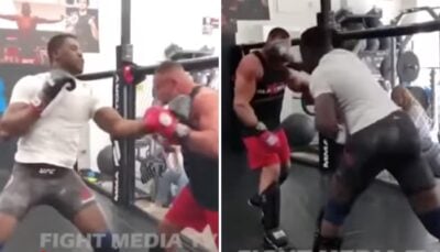 UFC – Le sparring monstrueux entre Francis Ngannou (120kg) et le terrible Jérôme Le Banner ! (vidéo)