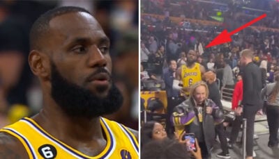 NBA – LeBron James insulté, la sécurité obligée de le retenir !