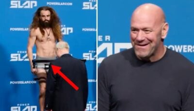 Un combattant fait du jamais-vu pendant la pesée, Dana White choqué ! (vidéo)