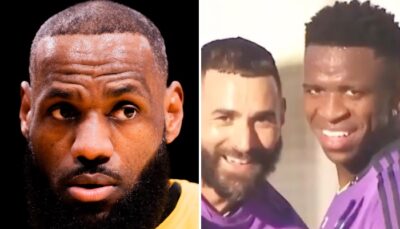 NBA – « Après ça, LeBron doit tout laisser à Benzema et Vinicius ! »