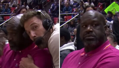 NBA – En plein match, la dinguerie osée de Ben Affleck sur Shaq, absolument dégouté !