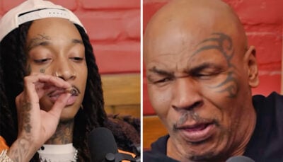 « Aidez-moi » : Mike Tyson secoué après avoir fumé l’herbe de Wiz Khalifa ! (vidéo)