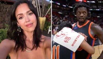 NBA – Après son buzz, Jessica Alba enflamme un Knick : « Merci pour… » !