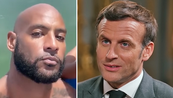 Booba et Emmanuel Macron