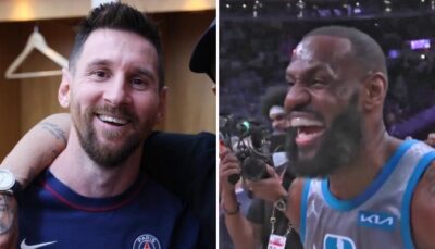 NBA – Après l’embrassade, le message de Lionel Messi pour LeBron James !