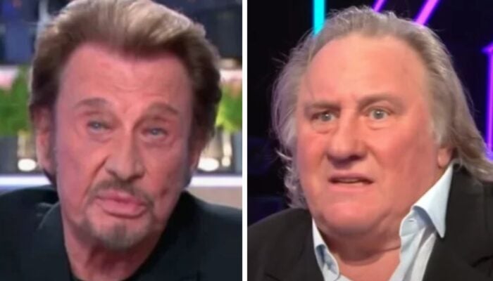 Johnny Hallyday et Gérard Depardieu