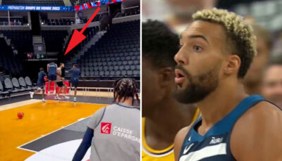 CDM – Inarrêtable, la séquence dingue de Rudy Gobert avec les Bleus « à la Steph Curry » !