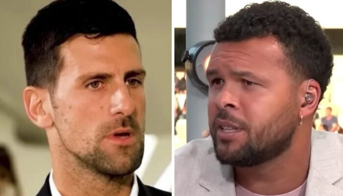 Novak Djokovic et Jo-Wilfried Tsonga