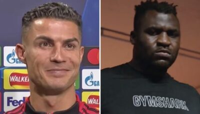 Francis Ngannou (38 ans) cash sur sa rencontre avec Cristiano Ronaldo : « 5 minutes plus tard, je me…