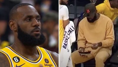 NBA – Surpris en plein repas sur le banc, LeBron massacré par une légende des Lakers !