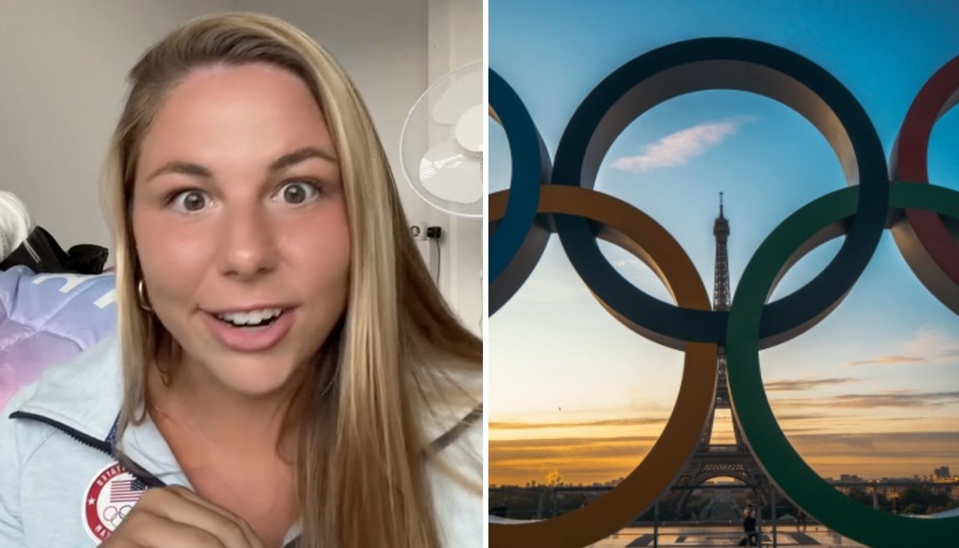 Emily Delleman, rameuse américaine pendant les Jeux Olympiques de Paris 2024