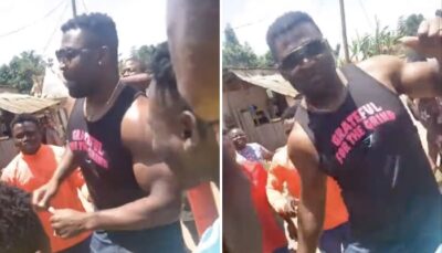 De retour au Cameroun, la vidéo virale de Francis Ngannou qui danse au village !