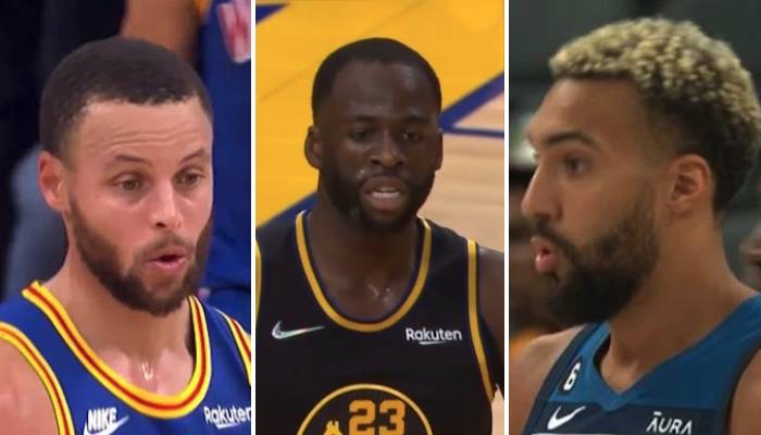 Steph Curry, Draymond Green et Rudy Gobert