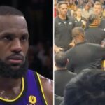 NBA – Agressé sur le banc des Lakers, la réaction virale de LeBron James !