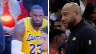 NBA – En pleine déroute, le regard assassin de LeBron sur… Darvin Ham !