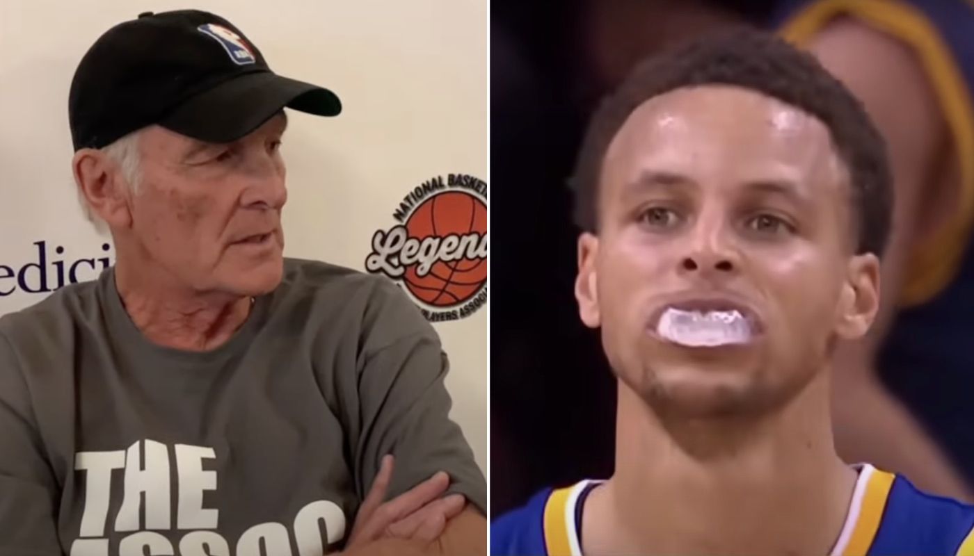 NBA Rick Barry and Stephen Curry