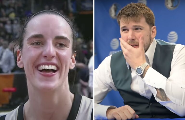 NBA - Luka Doncic à Genoux Devant La Sensation Caitlin Clark : « Elle ...