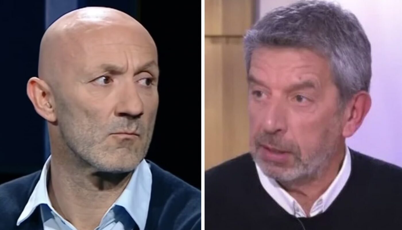 Fabien Barthez et Michel Cymès