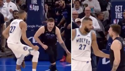 NBA – Frustré, le très vilain geste de Rudy Gobert sur Luka Doncic !