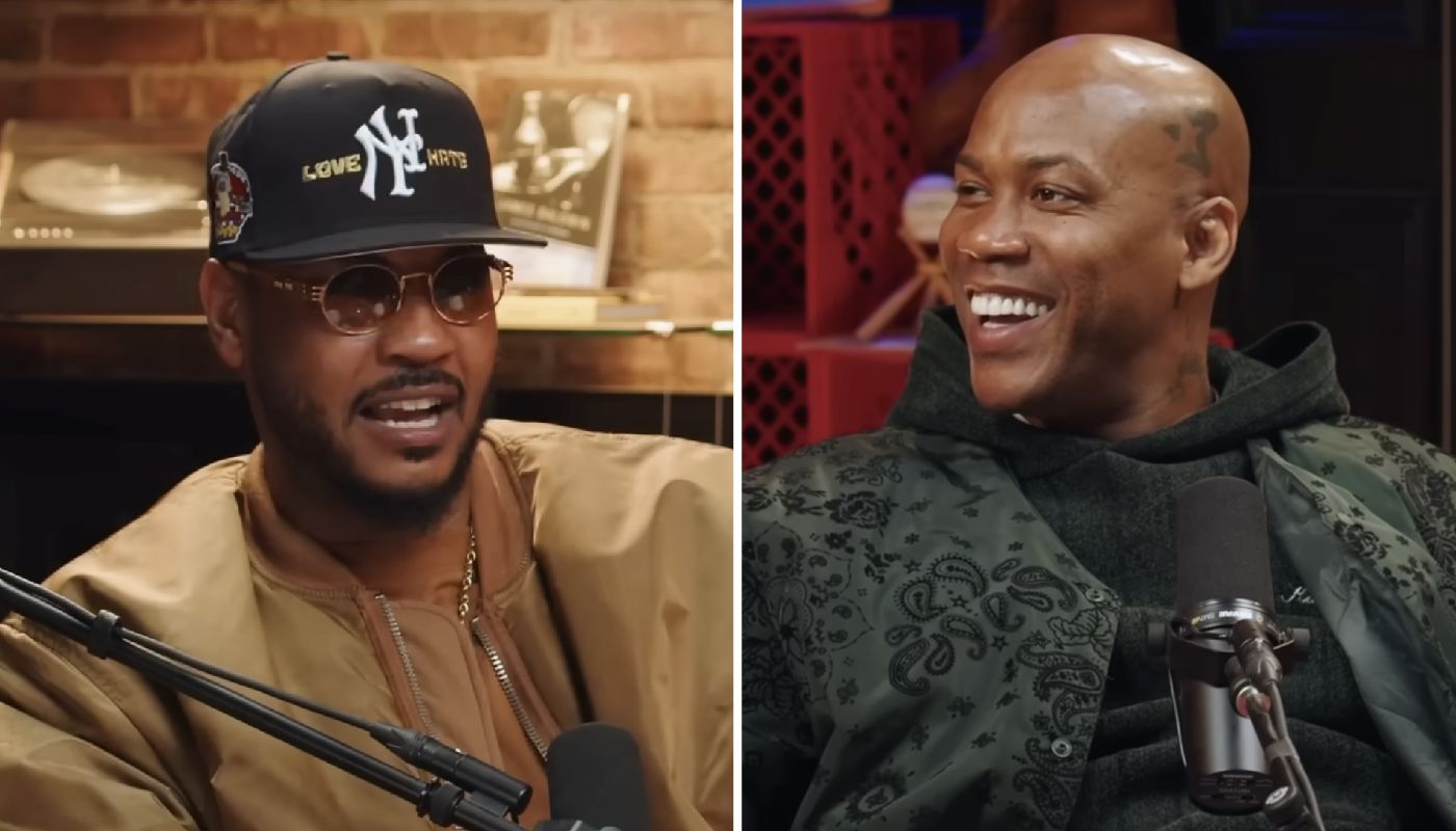 Carmelo Anthony et Stephon Marbury, deux anciens des Knicks en NBA