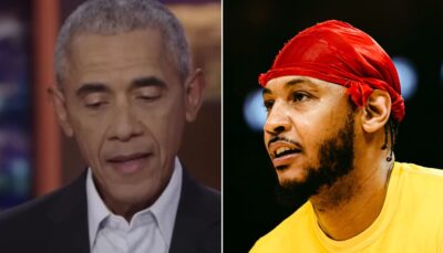 NBA – Carmelo Anthony cash sur Barack Obama : « En NBA, il serait l’équivalent de…