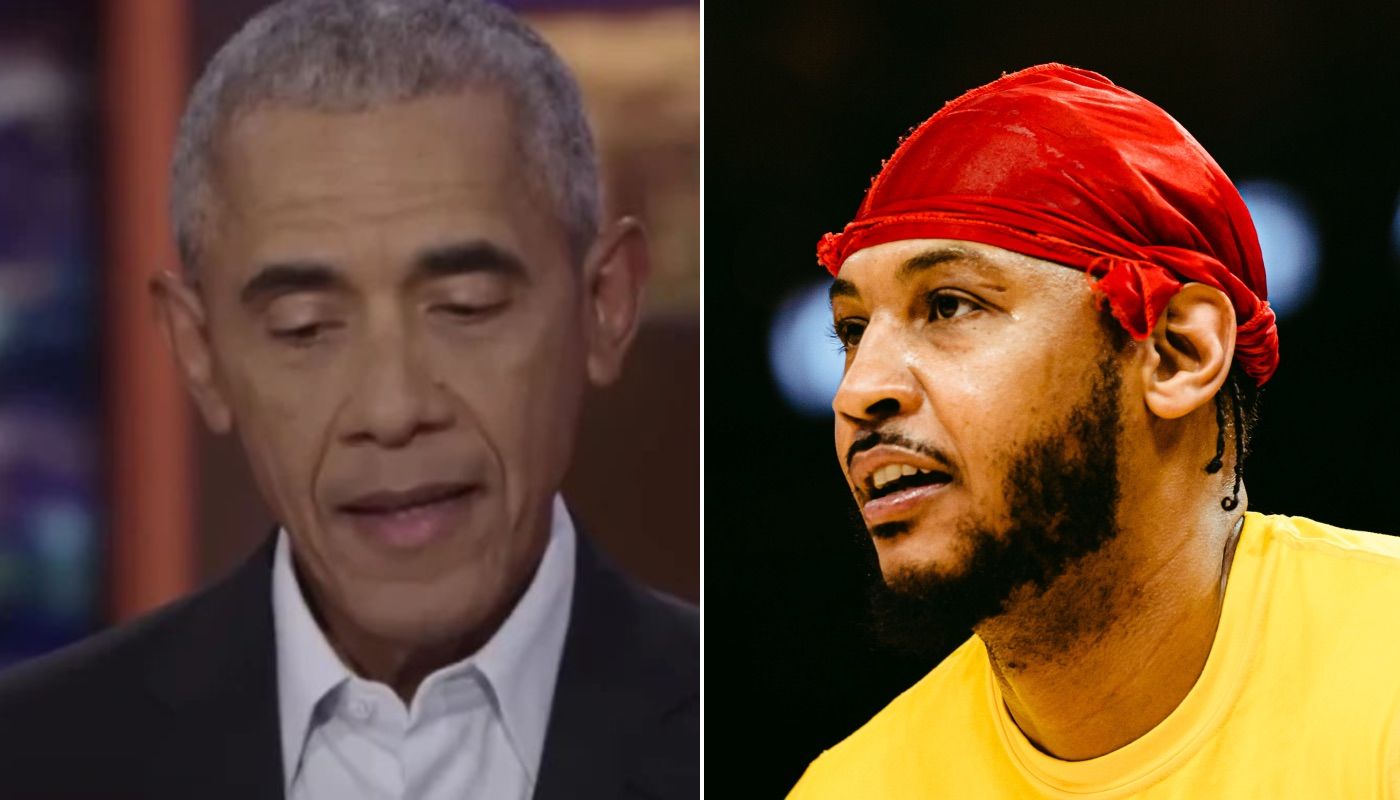 NBA Barack Obama et Carmelo Anthony