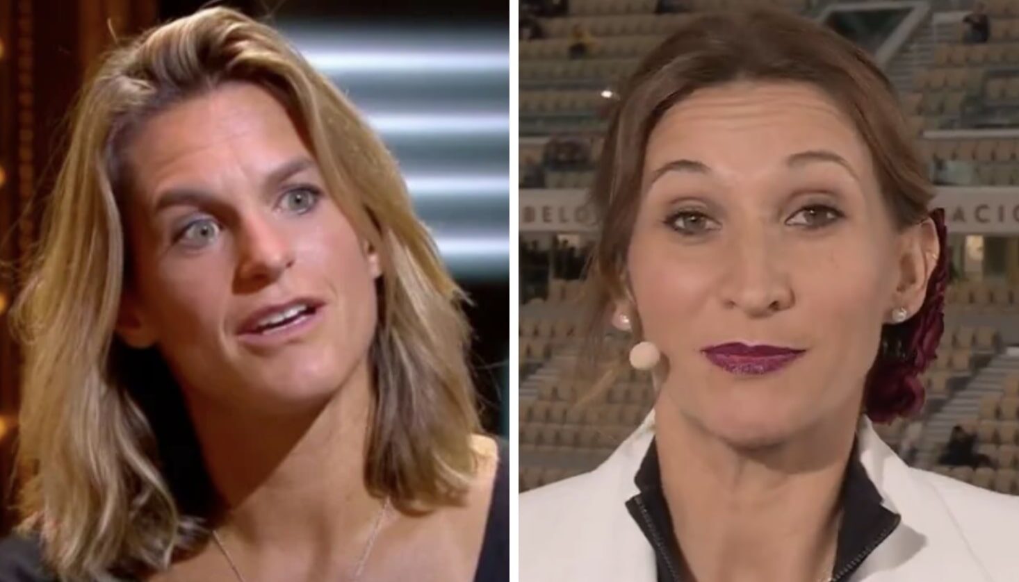 Amélie Mauresmo et Tatiana Golovin