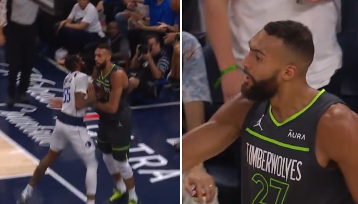 Rudy Gobert contre les Wolves