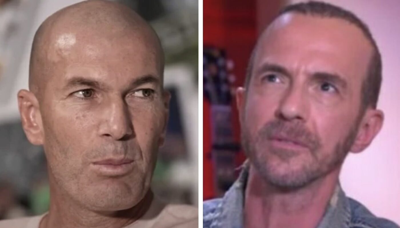 Zinedine Zidane et Calogero