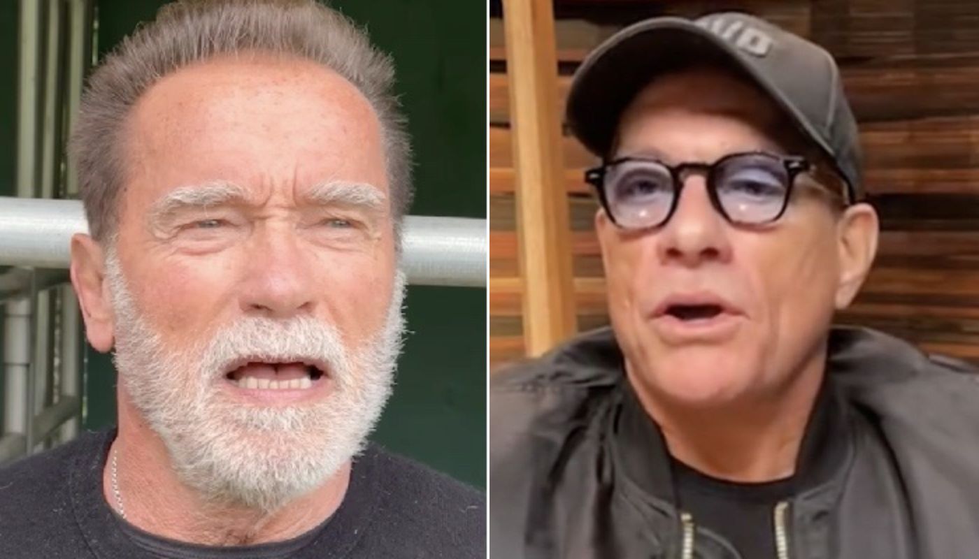 Arnold Schwarzenegger et Jean-Claude Van Damme
