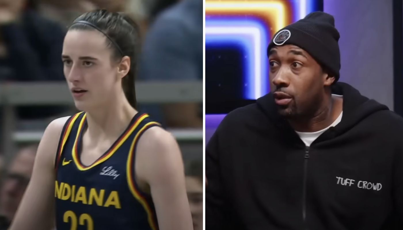 WNBA Caitlin Clark and Gilbert Arenas