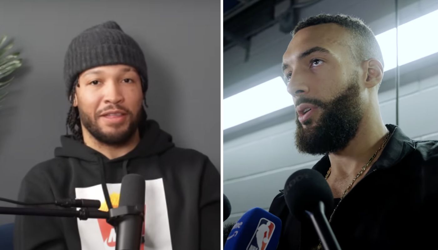 Jalen Brunson des Knicks et Rudy Gobert des Timberwolves, deux All-Stars NBA