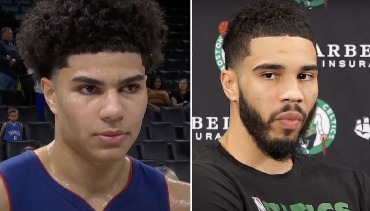 NBA Killian Hayes et Jayson Tatum