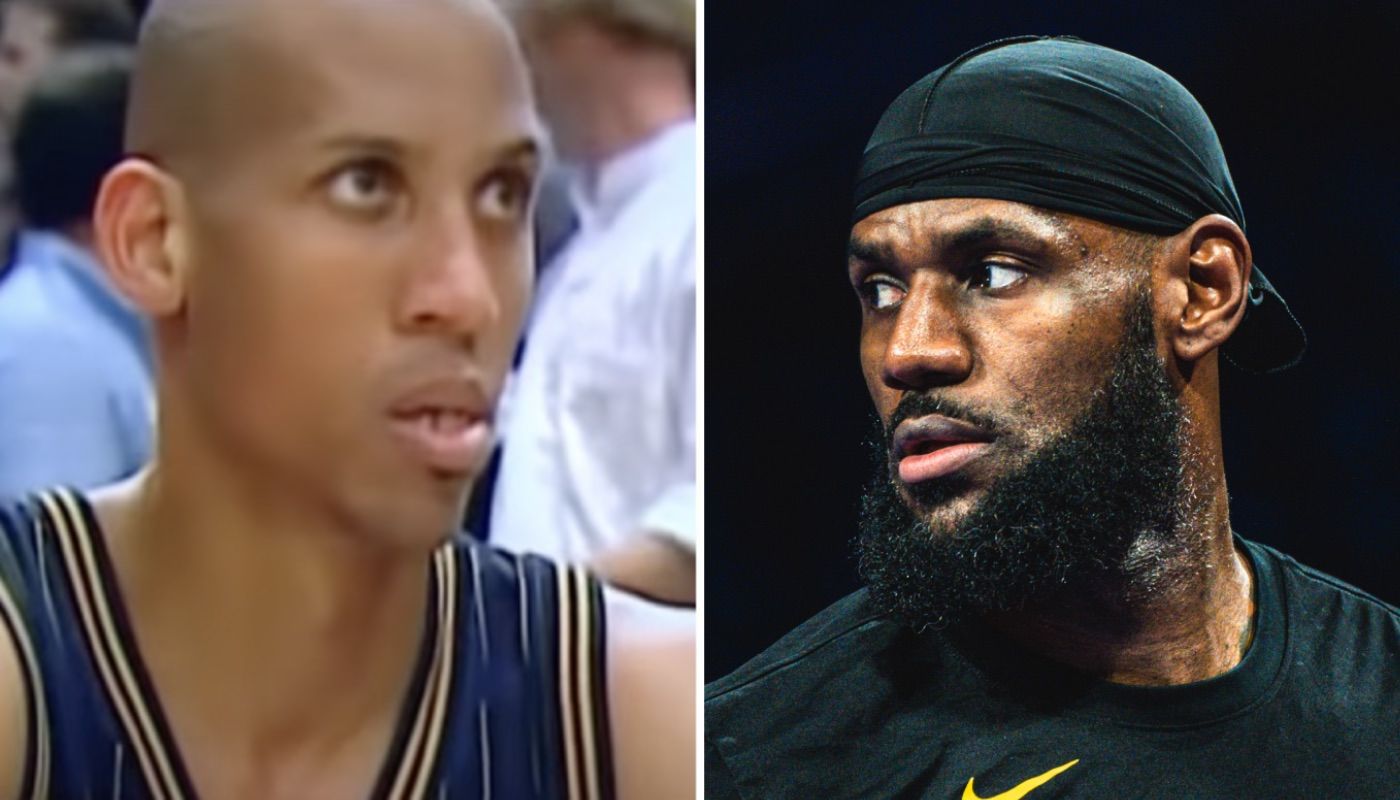 NBA Reggie Miller et LeBron James