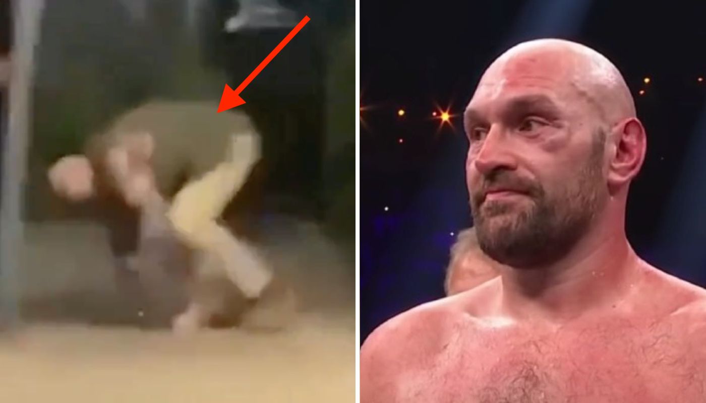 Tyson Fury ivre mort en sortie de bar