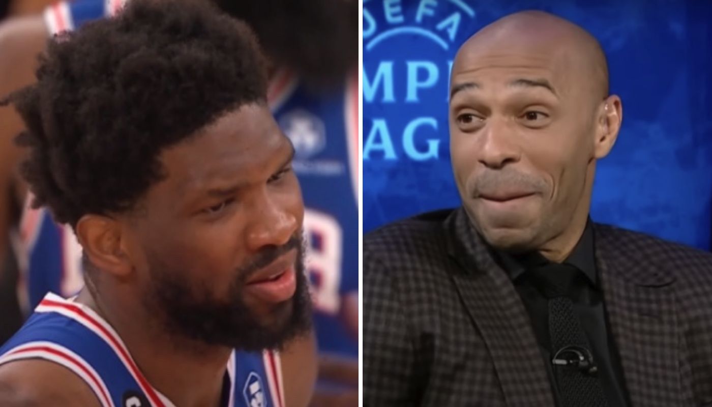 Joel Embiid et Thierry Henry