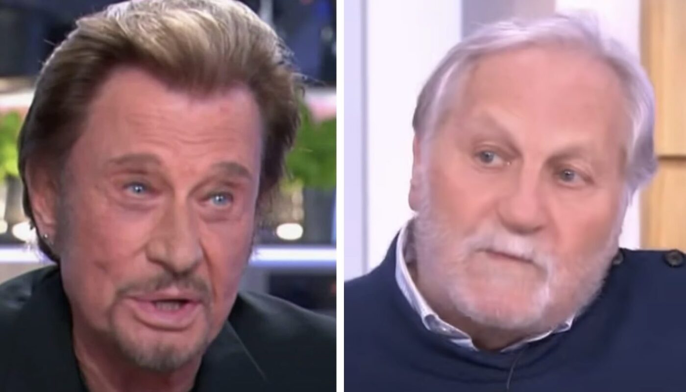 Johnny Hallyday et Jean-Jacques Debout