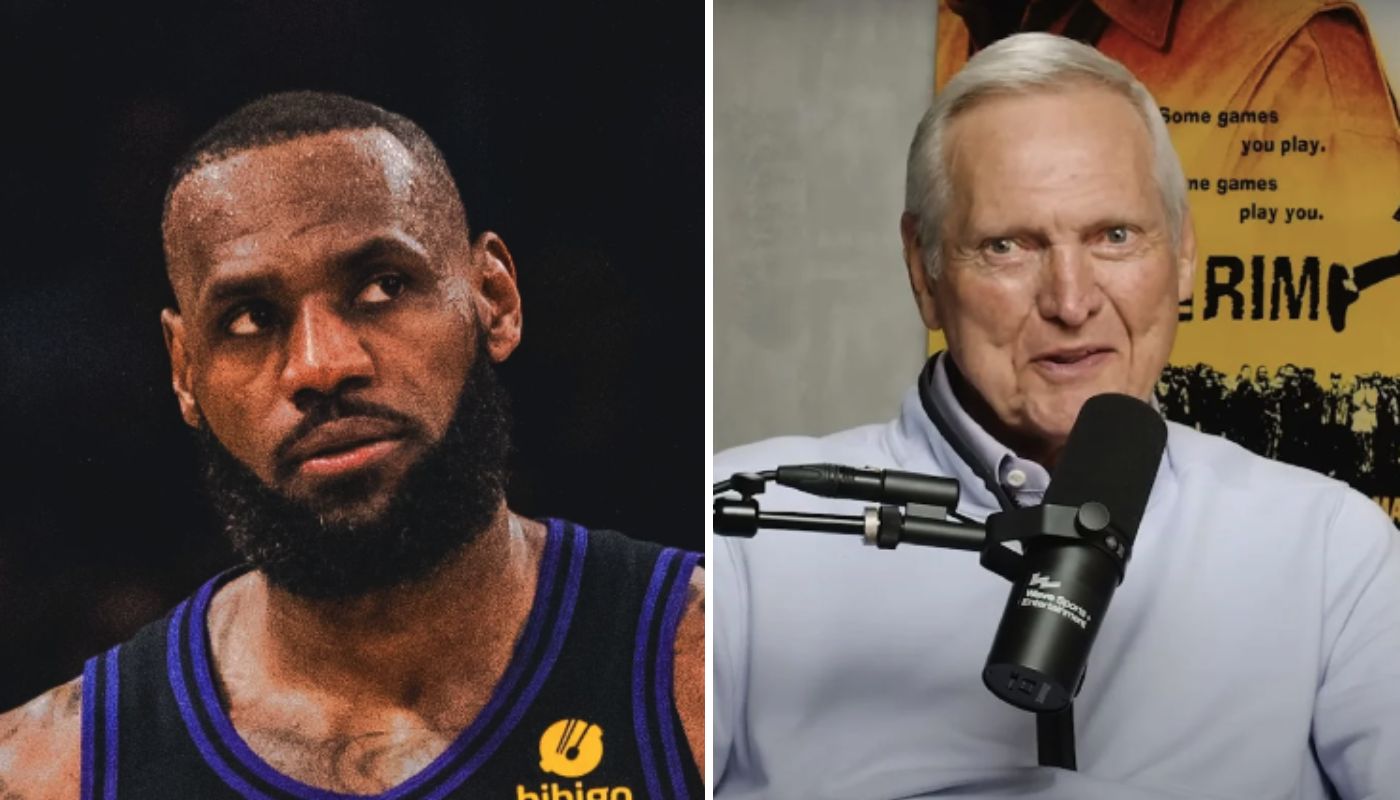 LeBron James and Jerry West