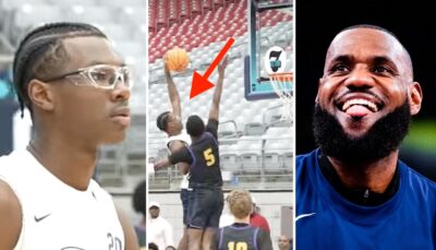 NBA – « Le meilleur fils » : Bryce James enflamme la toile avec un poster viral, LeBron réagit ! (vidéo)