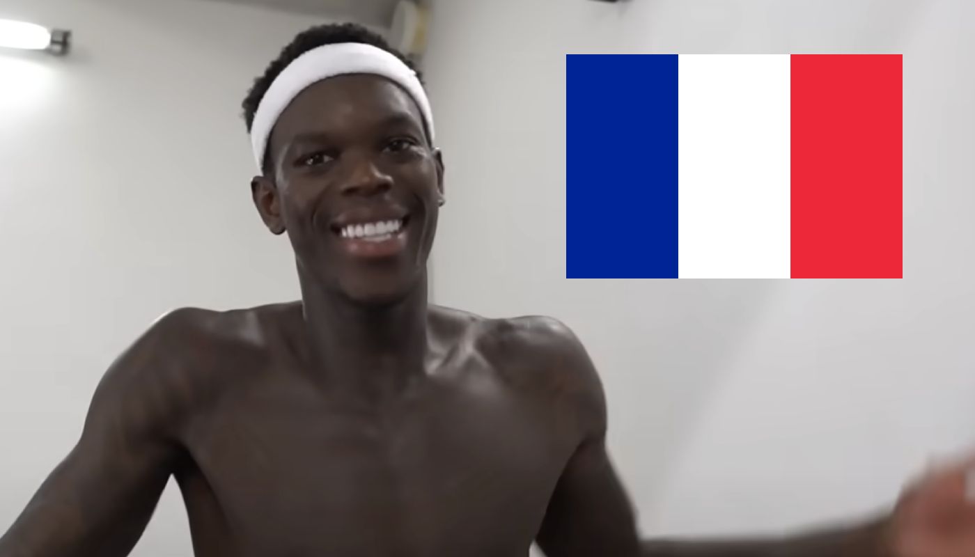 Dennis Schroder, meneur allemand, et le drapeau français