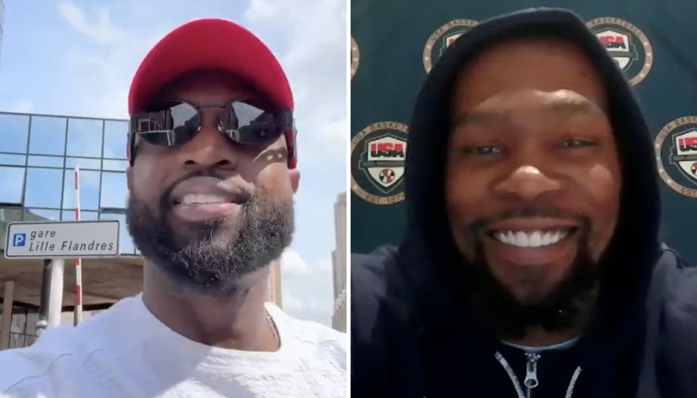 Dwyane Wade et Kevin Durant, deux légendes de Team USA