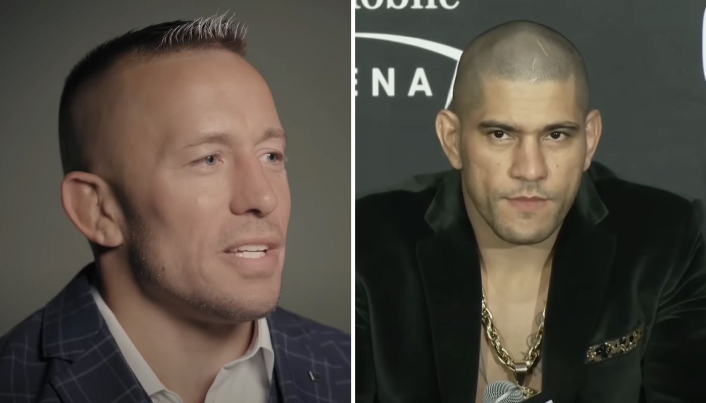 La légende Georges St-Pierre et la superstar de l'UFC Alex Pereira