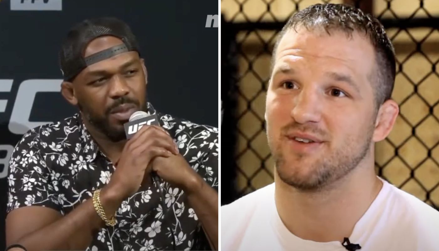 Jon Jones et Matt Hamill, sa seule défaite en carrière