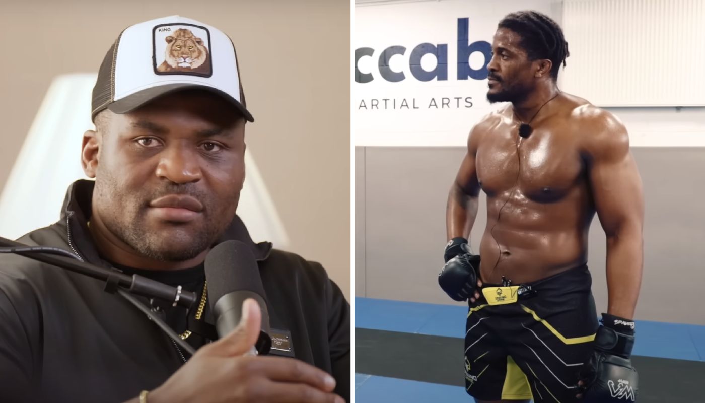 Francis Ngannou, légende de l'UFC, et Jorick Montagnac