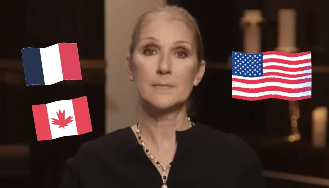 Céline Dion évoque la France, le Québec et les Etats-Unis