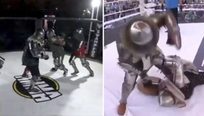 Le « MMA médiéval », le sport fou où les combattants s’affrontent en armure ! (vidéo)