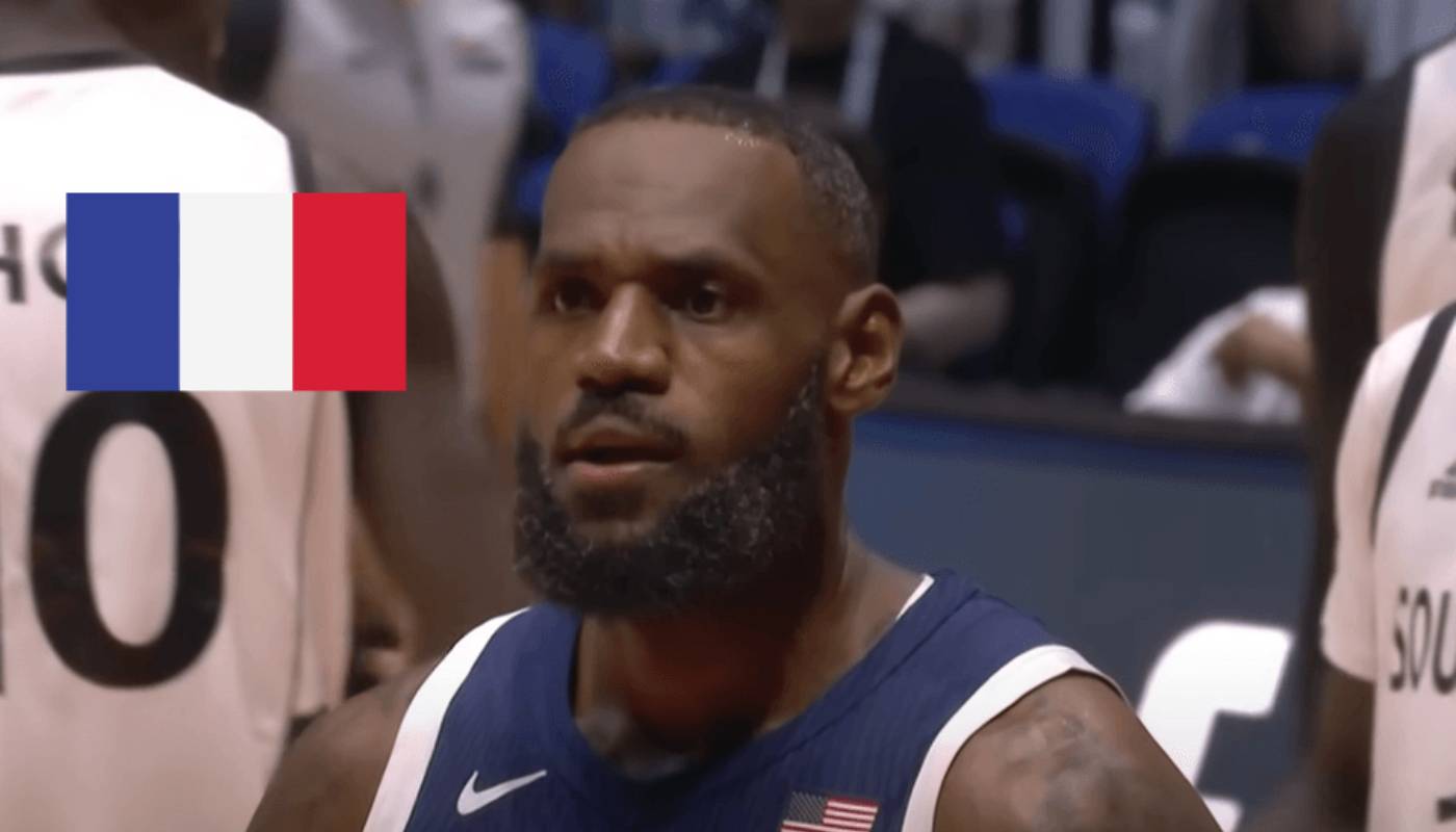 LeBron James with Team USA