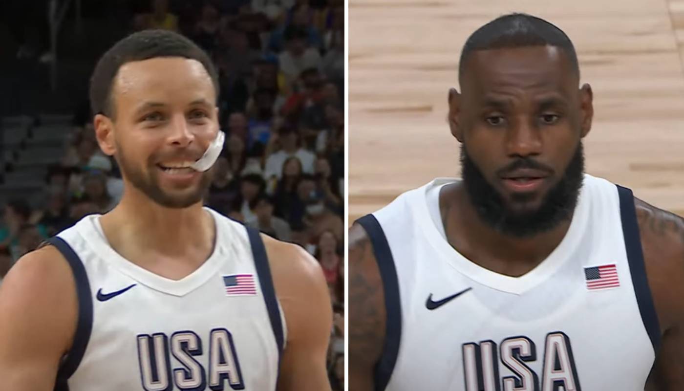 Steph Curry and LeBron James