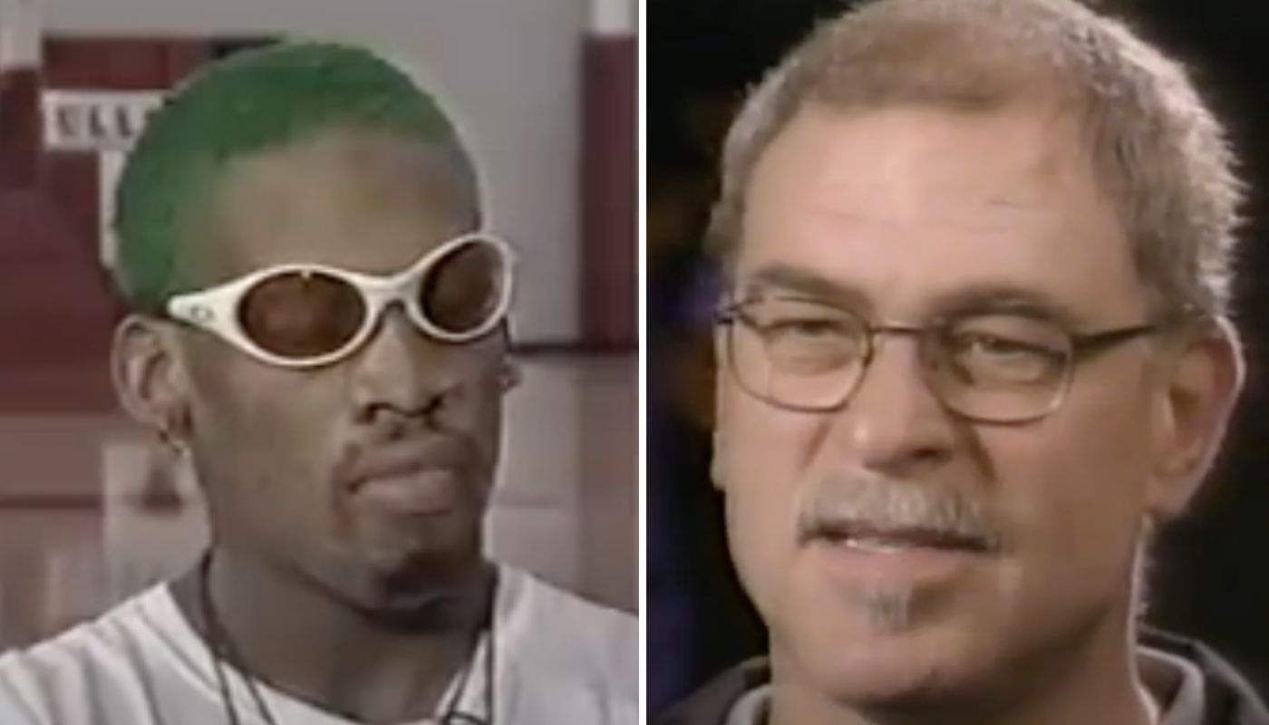 NBA Dennis Rodman et Phil Jackson