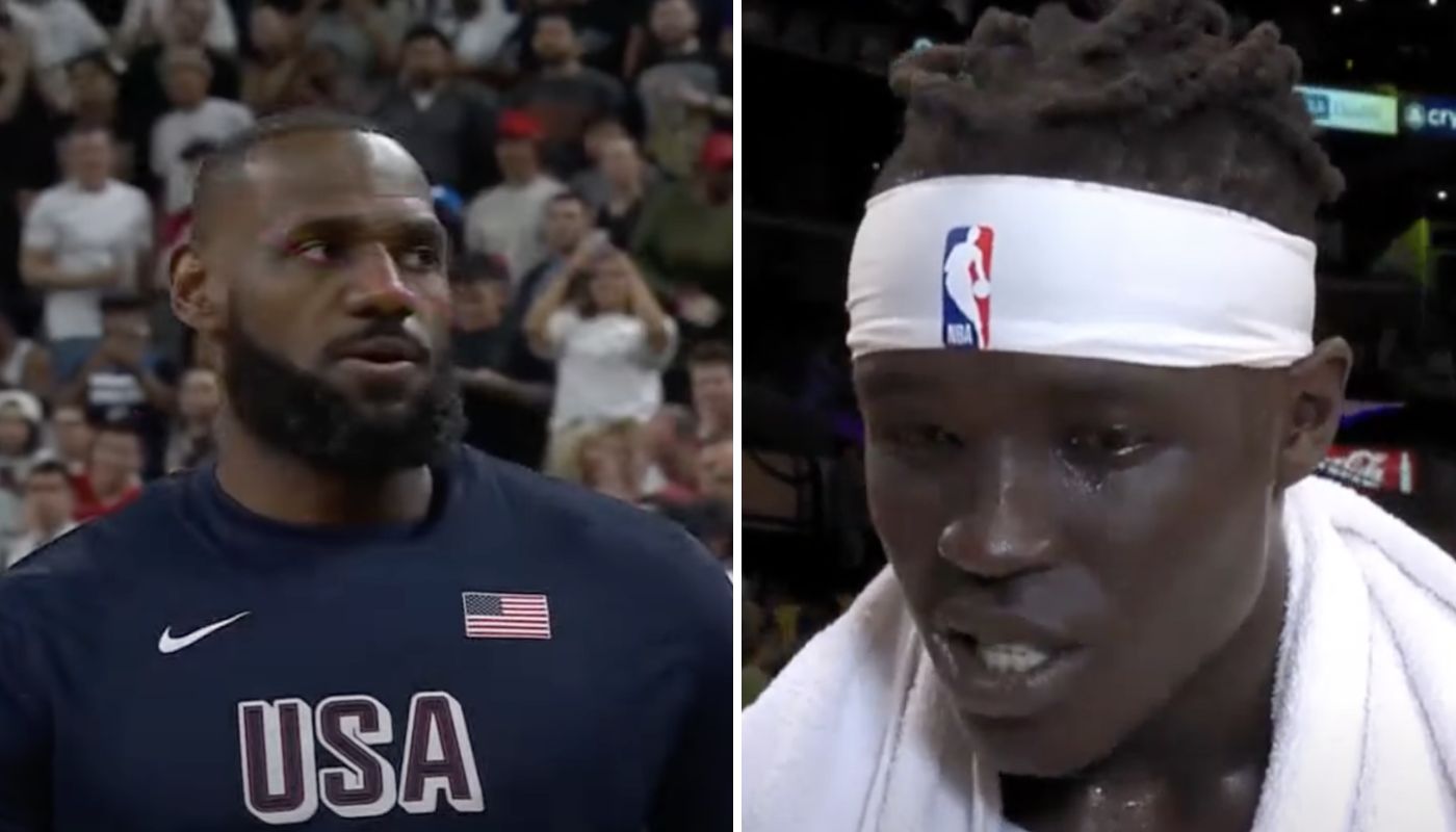 NBA LeBron James et Wenyen Gabriel